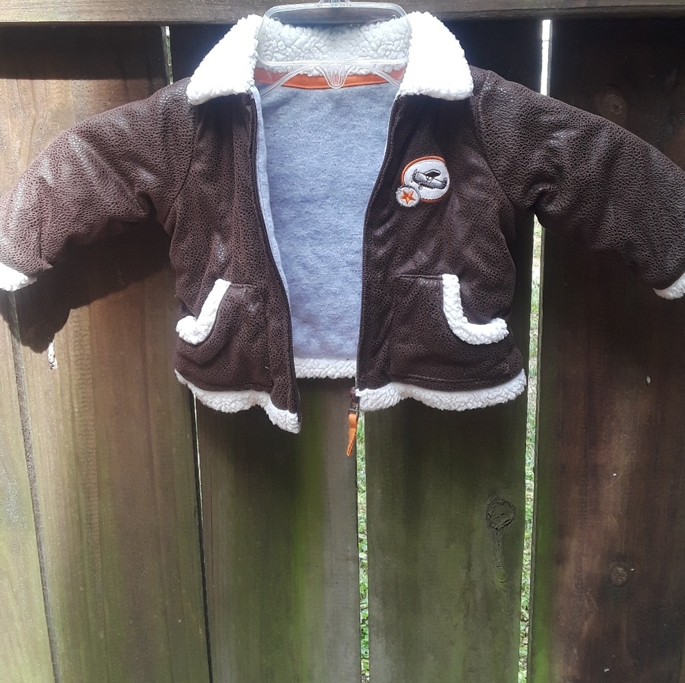 Air force style baby jacket